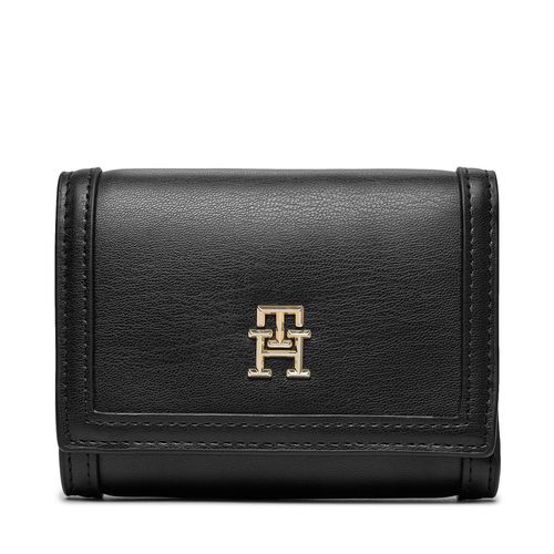 Portefeuille petit format Tommy Hilfiger Th City Med Flap Wallet AW0AW15746 Black BDS - Chaussures.fr - Modalova