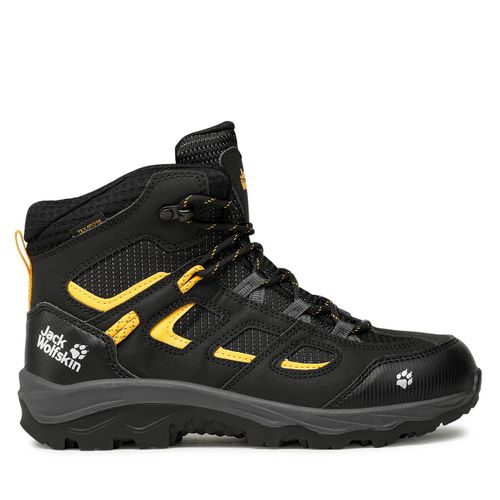 Chaussures de trekking Jack Wolfskin Vojo Texapore Mid K 4042181 Black/Burly Yellow - Chaussures.fr - Modalova