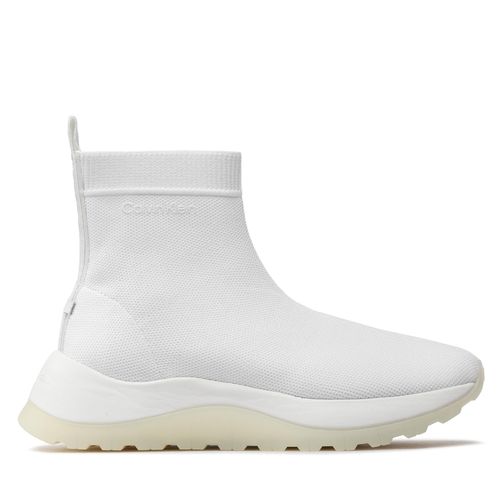 Sneakers Calvin Klein 2 Piece Sole Sock Boot-Knit HW0HW01338 Ck White YAF - Chaussures.fr - Modalova