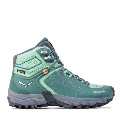 Chaussures de trekking Salewa Ws Alpenrose 2 Mid Gtx 8540 Atlantic Deep/Feld Green - Chaussures.fr - Modalova