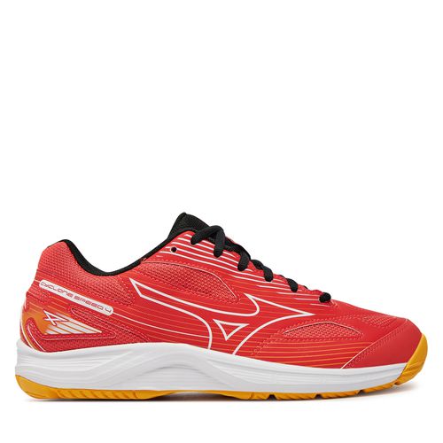 Chaussures Mizuno Cyclone Speed 4 V1GA2380 Radiant Red/White/Carrot Curl 2 - Chaussures.fr - Modalova