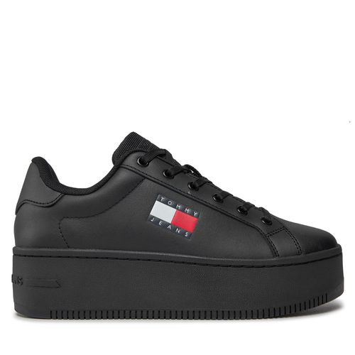 Sneakers Tommy Jeans Tjw Flatform Ess EN0EN02518 Black BDS - Chaussures.fr - Modalova