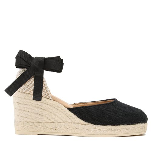 Espadrilles Manebi Organic Hemp Low Wedge Espadrilles O 7.9 WL Noir - Chaussures.fr - Modalova