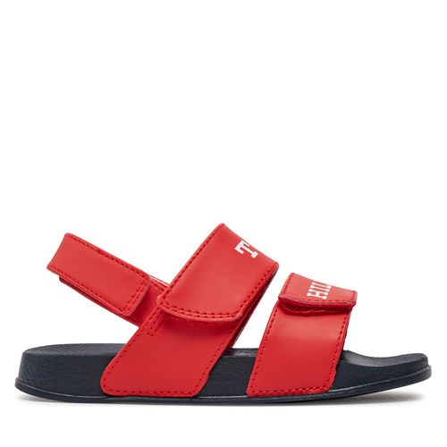 Sandales Tommy Hilfiger T1B2-33453-1172 S Rosso 300 - Chaussures.fr - Modalova
