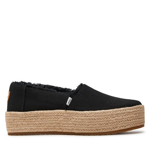 Espadrilles Toms Valencia 10019795 Noir - Chaussures.fr - Modalova