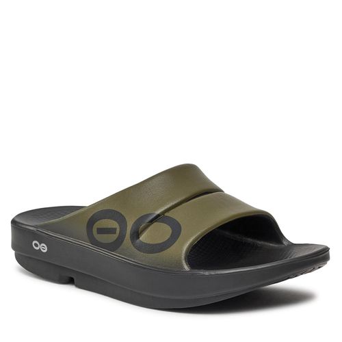 Mules / sandales de bain OOfos Ooahh Sport Vert - Chaussures.fr - Modalova