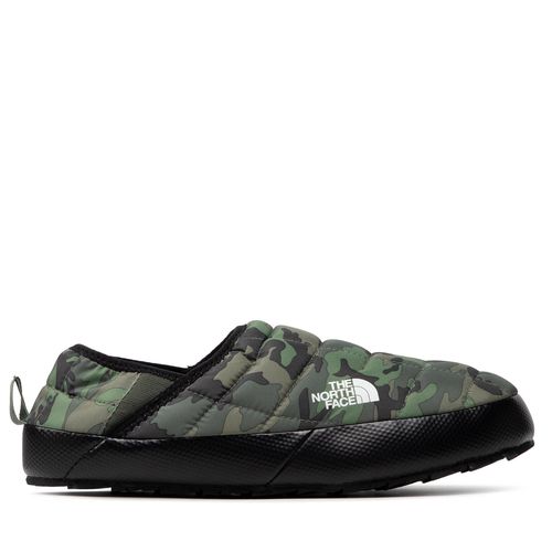 Chaussons The North Face Thermoball Traction Mule V NF0A3UZN33U Thyme Brushwood Camo Print/Thyme - Chaussures.fr - Modalova