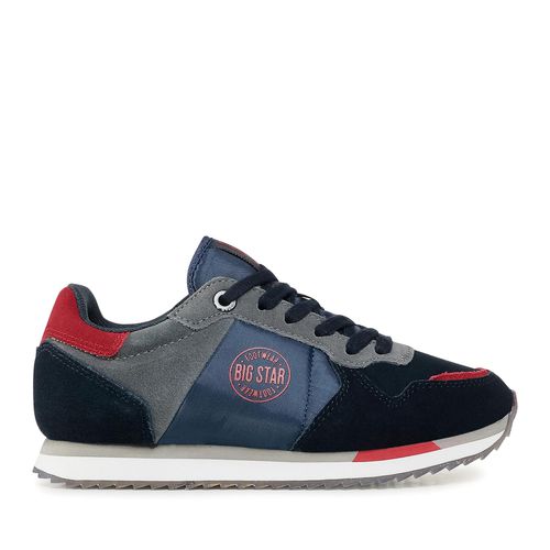 Sneakers Big Star Shoes GG274A055 Navy/Red - Chaussures.fr - Modalova