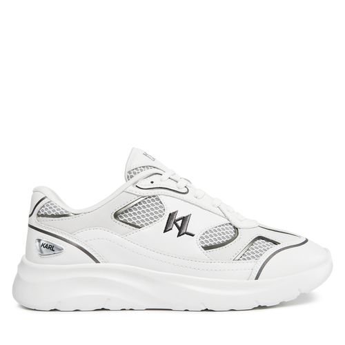 Sneakers KARL LAGERFELD KL53620 White Lthr/Textile 411 - Chaussures.fr - Modalova