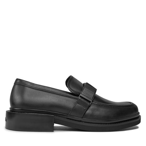 Loafers Calvin Klein Moccasin W/ Iconic Plaque HM0HM01452 Noir - Chaussures.fr - Modalova