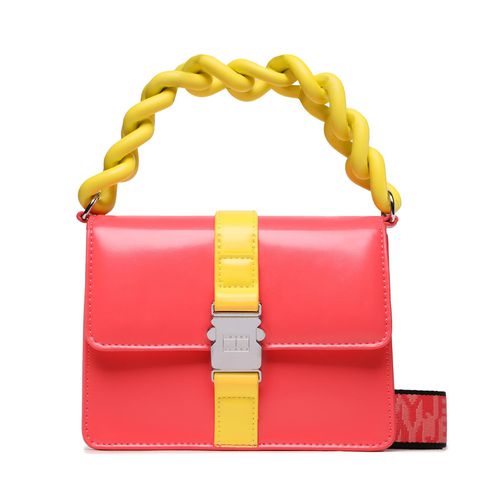 Sac à main Tommy Jeans Item Flap Crossover AW0AW14828 Rose - Chaussures.fr - Modalova