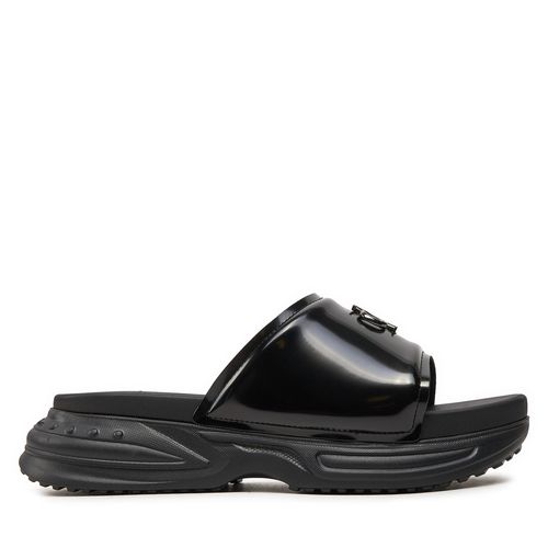 Mules / sandales de bain Calvin Klein Jeans Chunky Comf Slide Mtr YW0YW01506 Noir - Chaussures.fr - Modalova