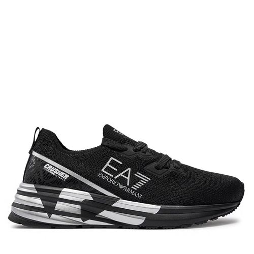 Sneakers EA7 Emporio Armani XSX112 XOT76 M826 Triple Black+Silver - Chaussures.fr - Modalova