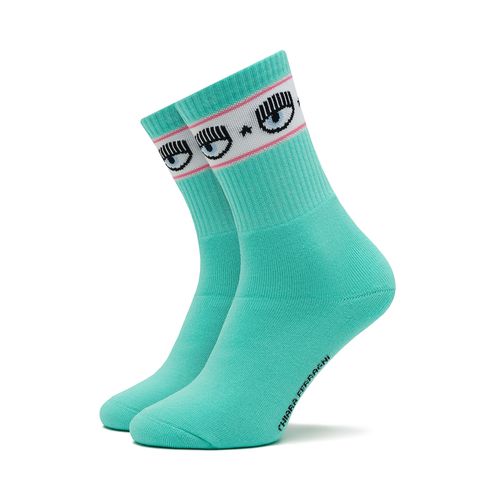 Chaussettes hautes Chiara Ferragni 74SB0J02 Aqua Splash - Chaussures.fr - Modalova