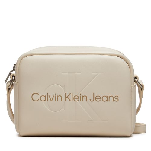 Sac à main Calvin Klein Jeans Sculpted Camera Bag18 Mono K60K612220 Écru - Chaussures.fr - Modalova