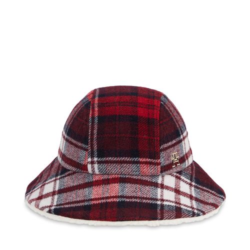 Chapeau Tommy Hilfiger Tommy Check Bucket Hat AW0AW15313 Space Blue DW6 - Chaussures.fr - Modalova