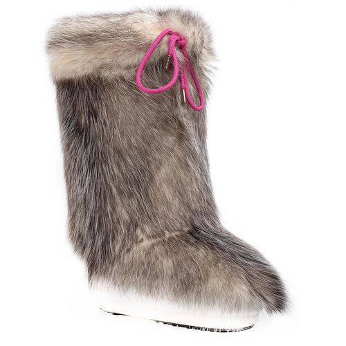 Couvre-chaussures Moon Boot Cover Opossum 140C0V01001 Natural - Chaussures.fr - Modalova