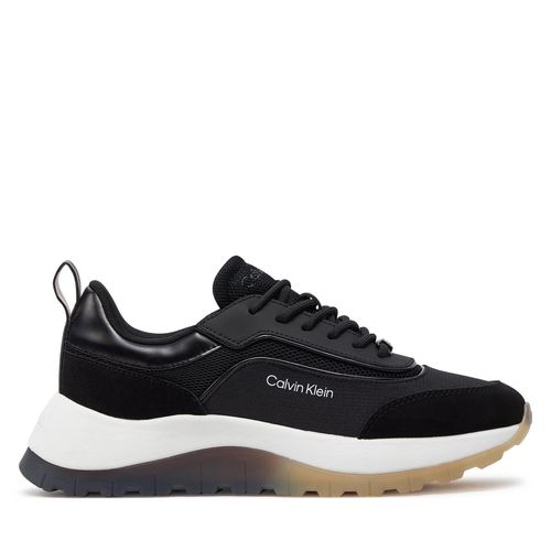Sneakers Calvin Klein Runner Lace Up Mesh Mix HW0HW01905 Black BEH - Chaussures.fr - Modalova