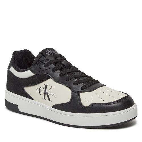Sneakers Calvin Klein Jeans Basket Cupsole Low Lace Cor YM0YM00783 Black/Creamy White 00W - Chaussures.fr - Modalova