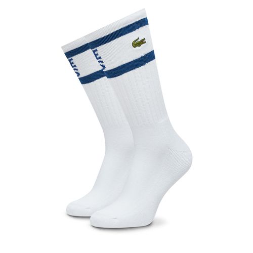 Chaussettes hautes Lacoste RA8095-00 F2F Blanc - Chaussures.fr - Modalova