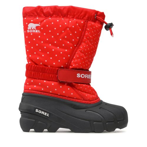 Bottes de neige Sorel Youth Flurry™ Print NY3503-646 Rouge - Chaussures.fr - Modalova