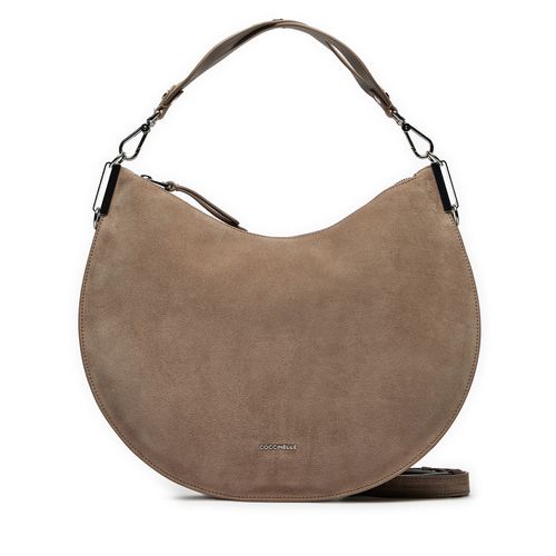 Sac à main Coccinelle QKG Coccinellesunup Suede E1 QKG 13 01 01 Beige - Chaussures.fr - Modalova