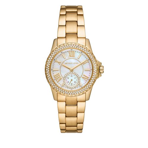 Montre Michael Kors Everest MK7363 Gold - Chaussures.fr - Modalova