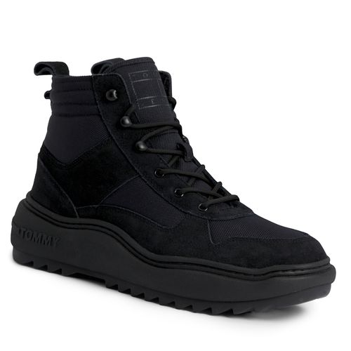 Boots Tommy Jeans Tjm Mix Material Boot EM0EM01245 Black BDS - Chaussures.fr - Modalova
