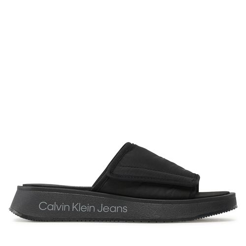 Mules / sandales de bain Calvin Klein Jeans Prefresato Sandal Softny YW0YW00968 Noir - Chaussures.fr - Modalova