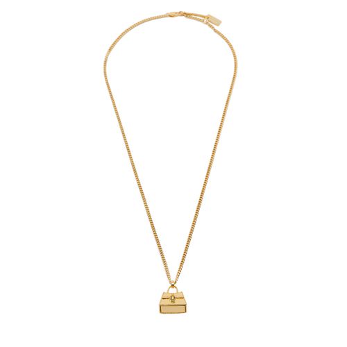 Collier Marc Jacobs The St. Marc Cuban-Link Chain Necklace 2F3JNC001J37 Or - Chaussures.fr - Modalova