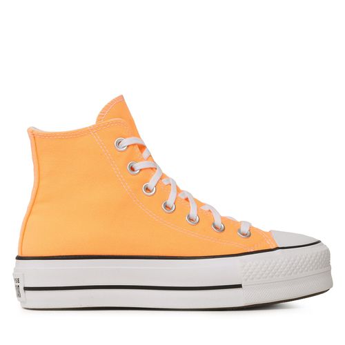 Sneakers Converse Ctas Lift Hi A03052C Orange - Chaussures.fr - Modalova