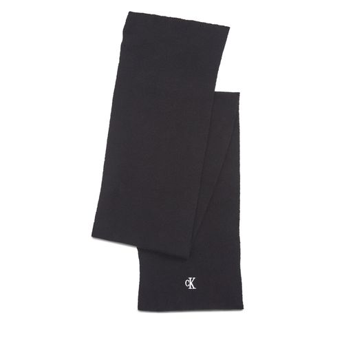 Écharpe Calvin Klein Jeans Archive Logo Scarf K60K611265 Black BDS - Chaussures.fr - Modalova