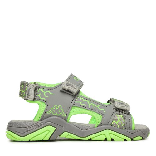Sandales Kappa 261019K Grey/Green 1630 - Chaussures.fr - Modalova