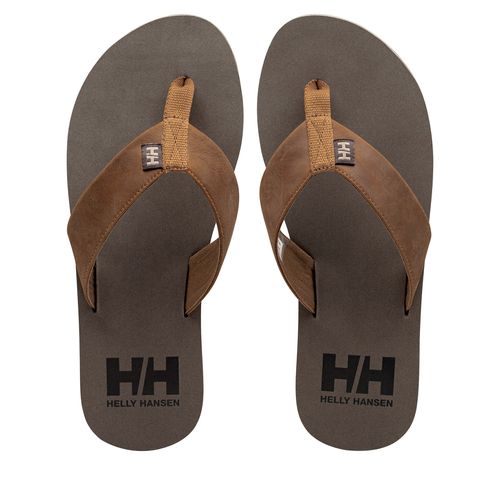Tongs Helly Hansen Seasand 2 Leather Sandals 11955 Marron - Chaussures.fr - Modalova