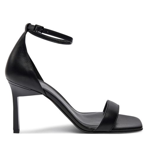Sandales Calvin Klein Heel Sandal 90 Lth HW0HW01944 Noir - Chaussures.fr - Modalova
