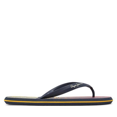 Tongs Pepe Jeans Whale Palm PMS70153 Navy 595 - Chaussures.fr - Modalova