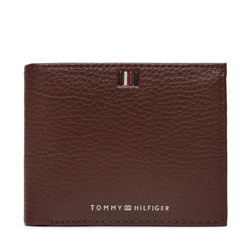 Portefeuille grand format Tommy Hilfiger Th Central Cc And Coin Marron - Chaussures.fr - Modalova