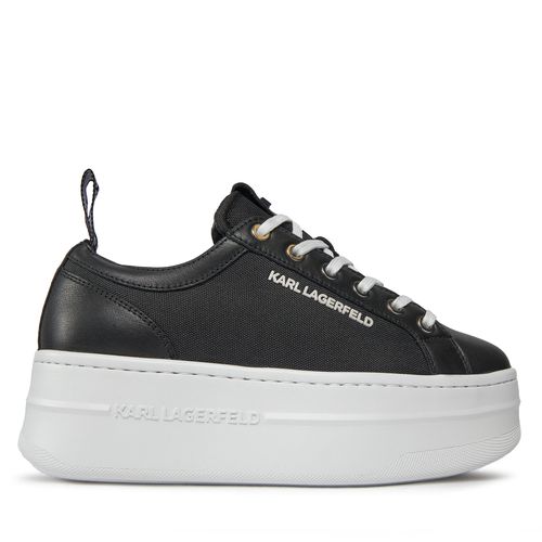 Sneakers KARL LAGERFELD KL65019 Black Lthr/Textile 400 - Chaussures.fr - Modalova