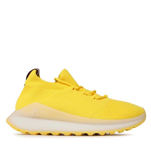 Sneakers Tommy Hilfiger Futurunner Knit FM0FM04584 Vivid Yellow ZGS - Chaussures.fr - Modalova