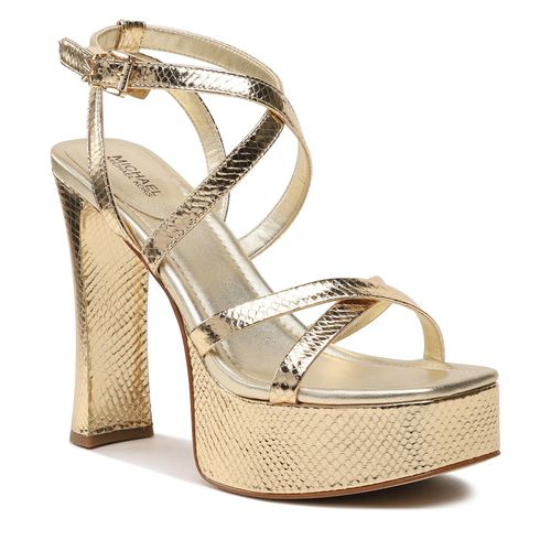 Sandales MICHAEL Michael Kors Paola Platform Sandal 40S3PLHS1M Pale Gold - Chaussures.fr - Modalova