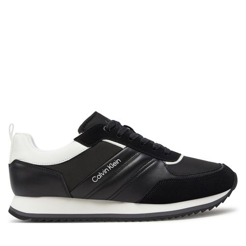 Sneakers Calvin Klein Low Top Lace Up Mix HM0HM01399 Black/White 0GN - Chaussures.fr - Modalova