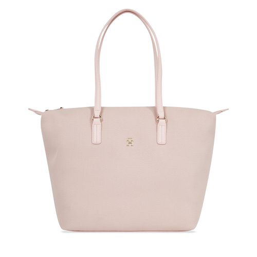 Sac à main Tommy Hilfiger Poppy Canvas Tote AW0AW15983 Whimsy Pink TJQ - Chaussures.fr - Modalova