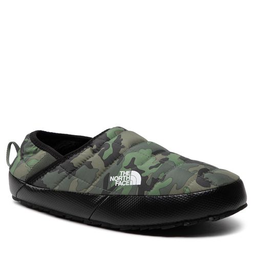Chaussons The North Face Thermoball Traction Mule V NF0A3UZN33U Thyme Brushwood Camo Print/Thyme - Chaussures.fr - Modalova