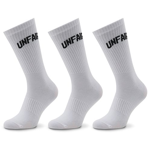 Lot de 3 paires de chaussettes hautes unisexe Unfair Athletics Curved UNFR22-165 Blanc - Chaussures.fr - Modalova