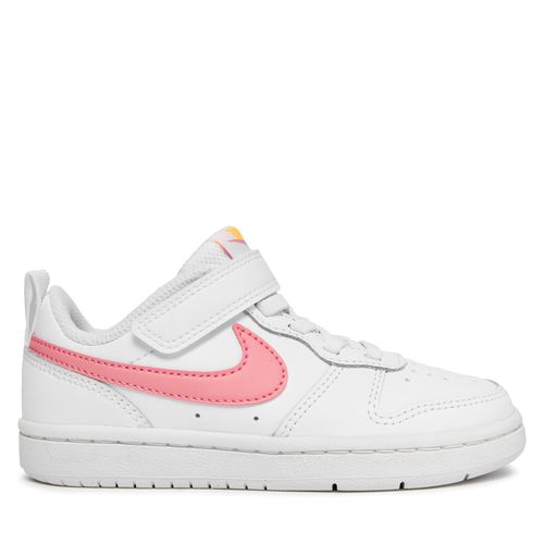 Chaussures Nike Court Borough Low 2 (Psv) BQ5451 124 White/Coral Chalk/Laser Orange - Chaussures.fr - Modalova