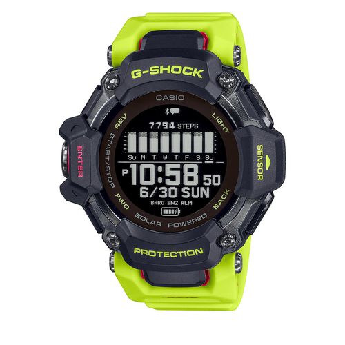 Smartwatch G-Shock GBD-H2000-1A9ER Black/Yellow - Chaussures.fr - Modalova