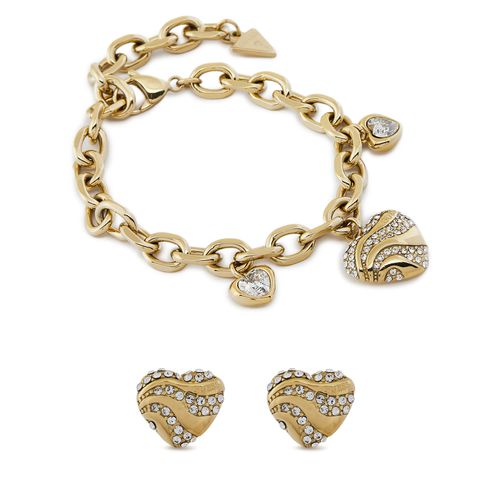 Parure bracelet et boucles d'oreilles Guess JUBS04 691JW Or - Chaussures.fr - Modalova