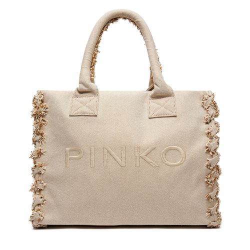 Sac à main Pinko Beach Shopping PE 24 PLTT 100782 A1X1 Sabbia/Ecr 7UHQ - Chaussures.fr - Modalova