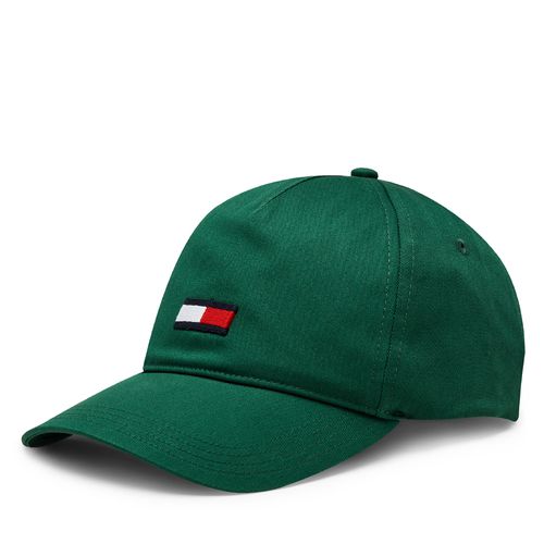 Casquette Tommy Jeans Tjm Elongated Flag Cap AM0AM11692 Court Green L4L - Chaussures.fr - Modalova