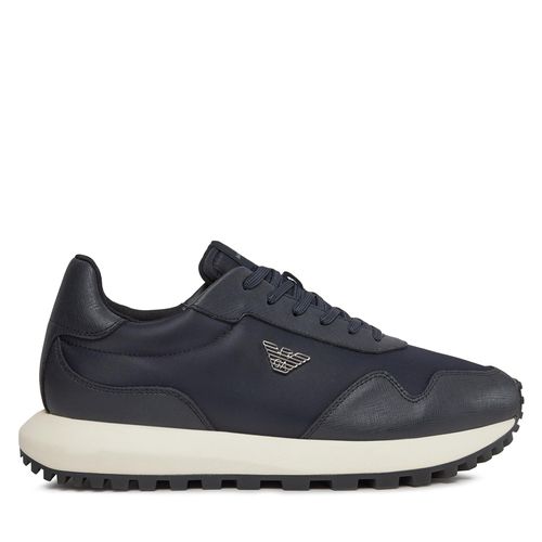 Sneakers Emporio Armani X4X630 XN877 N151 Bleu marine - Chaussures.fr - Modalova